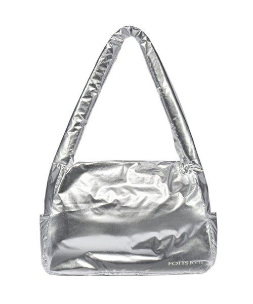 PUFFER BAG BIG - SILVER