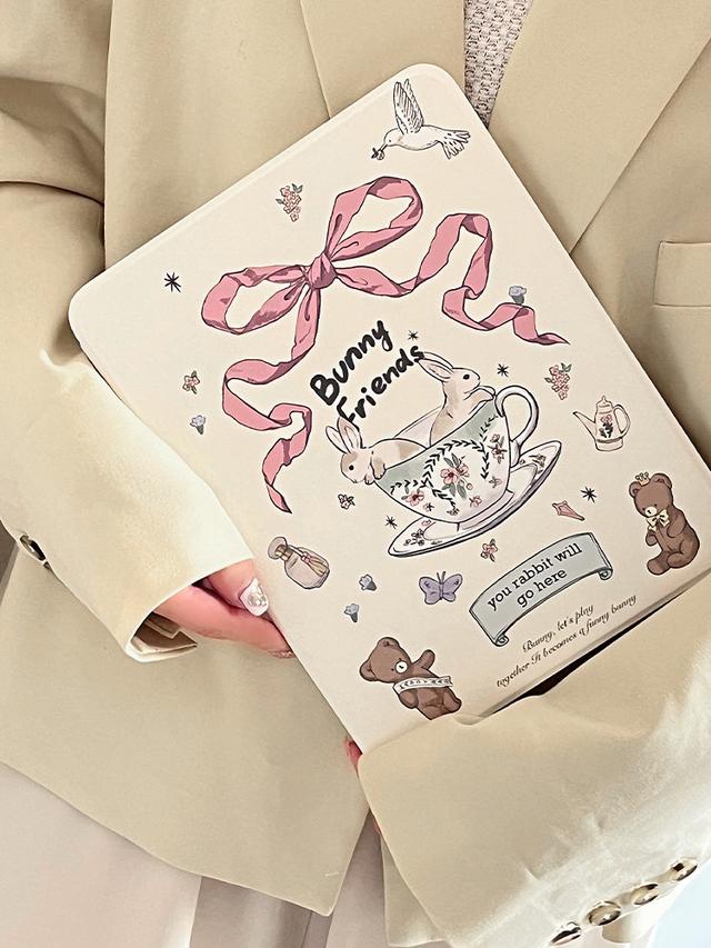 수심 Ribbon Iphone/Ipad Case 아이폰 아이패드 케이스 토끼 리본 래빗