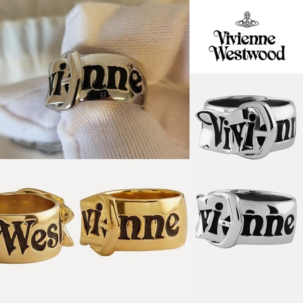비비안 웨스트우드 반지 링   VIVIENNE WESTWOOD  BELT RING 실버, 골드  ﻿8050889142461