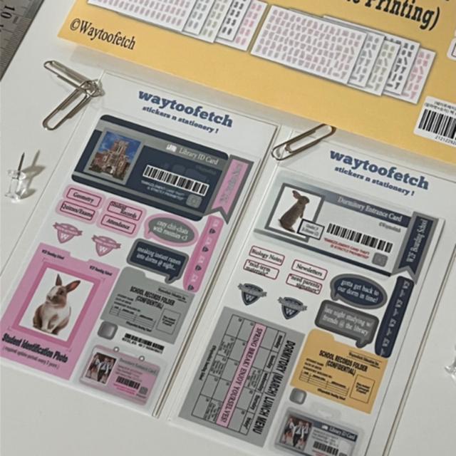 [웨이투페치] 데코 whs 스티커 2type