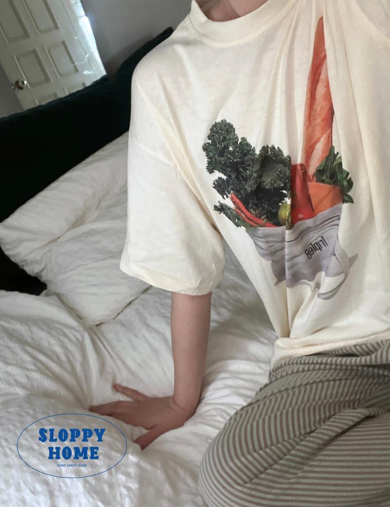 베지터블 티 vegetable T / 2colors / 부드러운원단