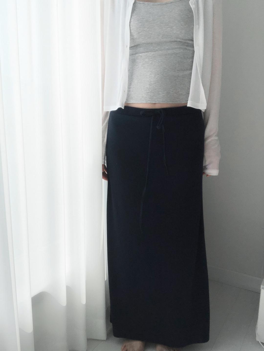 maxi long skirt (4c)