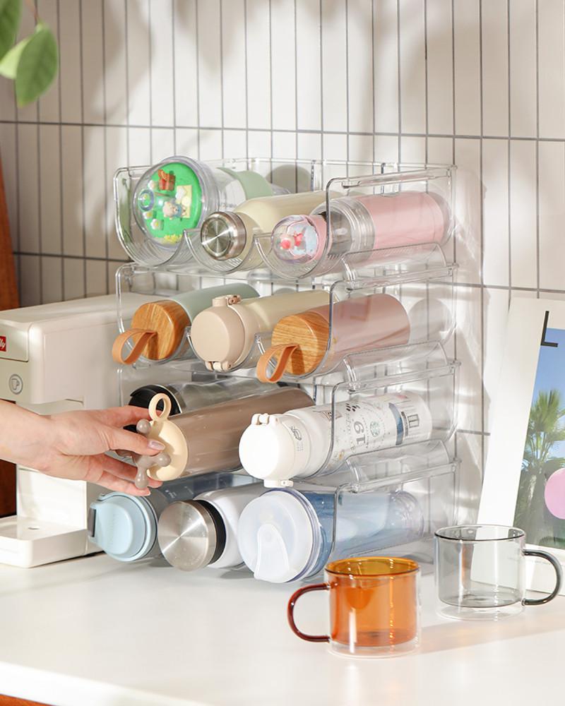 1+1 투명 텀블러정리함 아이디어상품 수납 와인디스펜서