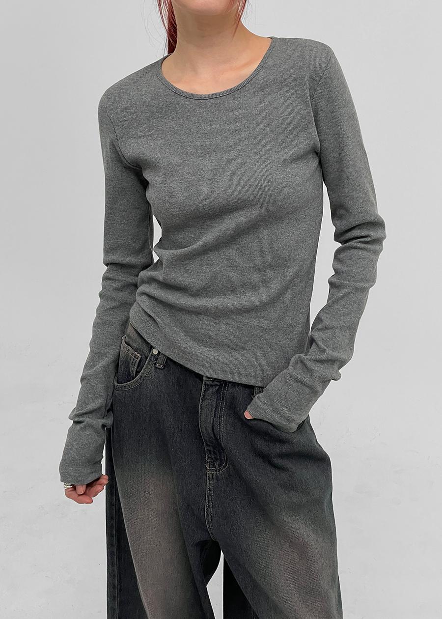 블랙업 [2만장판매] [MADE] 더츠비 라운드 긴팔티