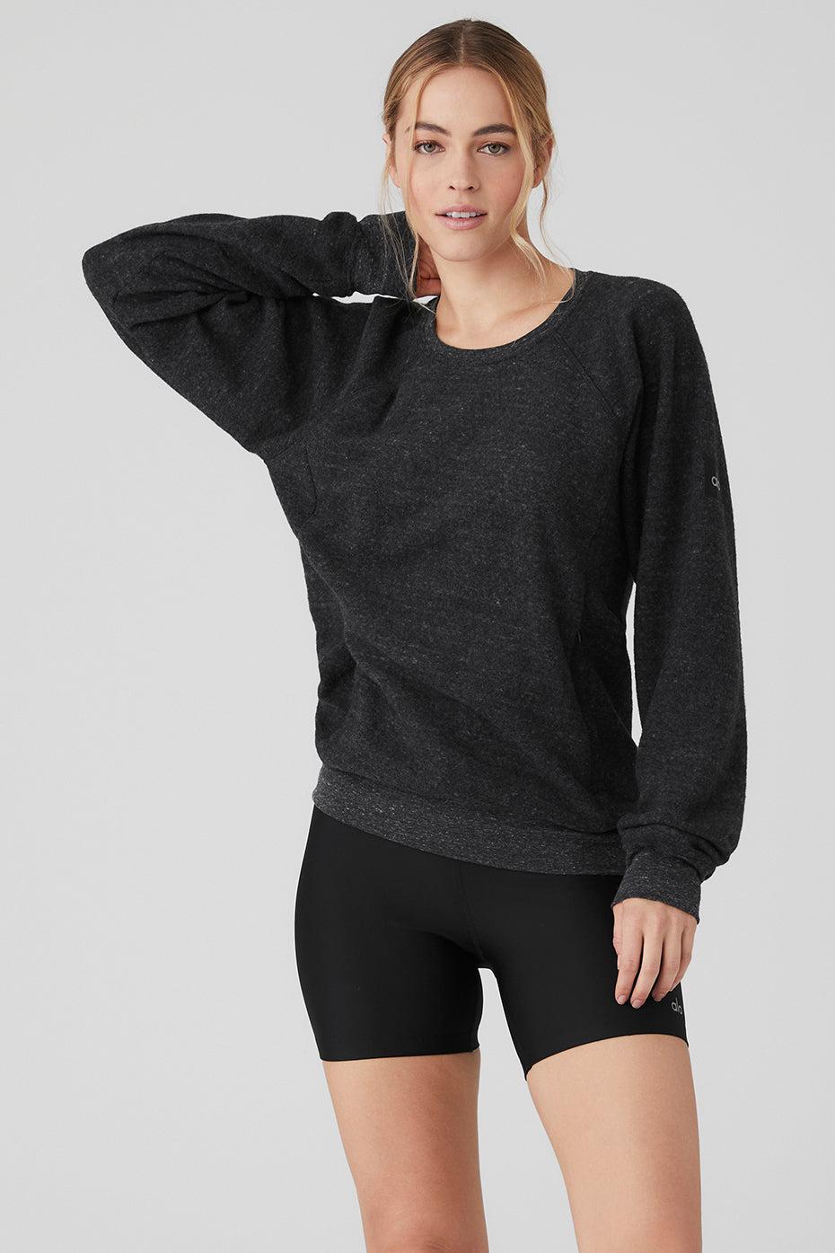 Triumph Crew Neck Sweatshirt - Charcoal Black Triblend - Charcoal Black Triblend / M