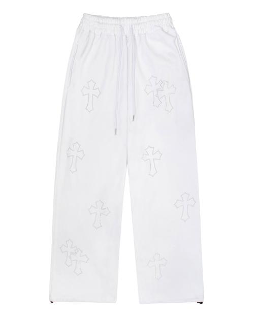 Crystal Cross 2way Jogger - White