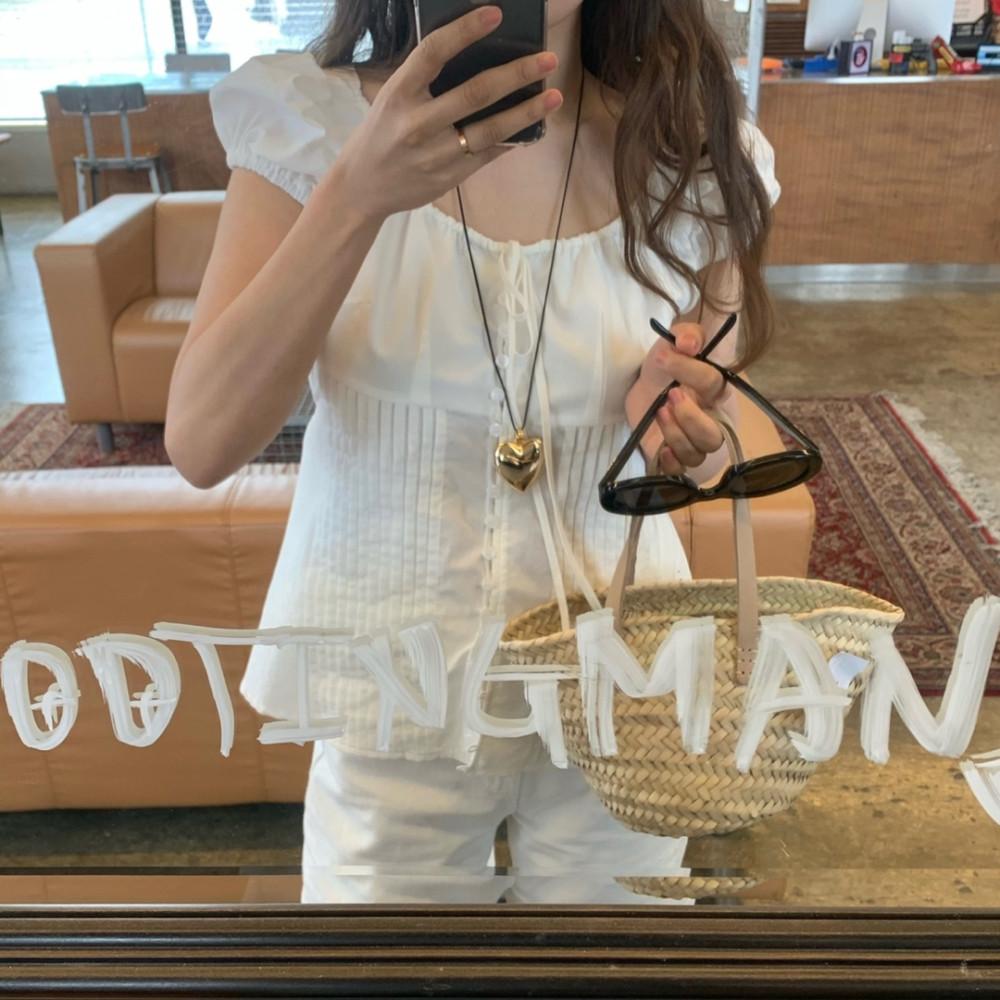 미니 마르쉐백 프랑스 직수입 라탄백 라피아백 신혼여행 휴양지 가방