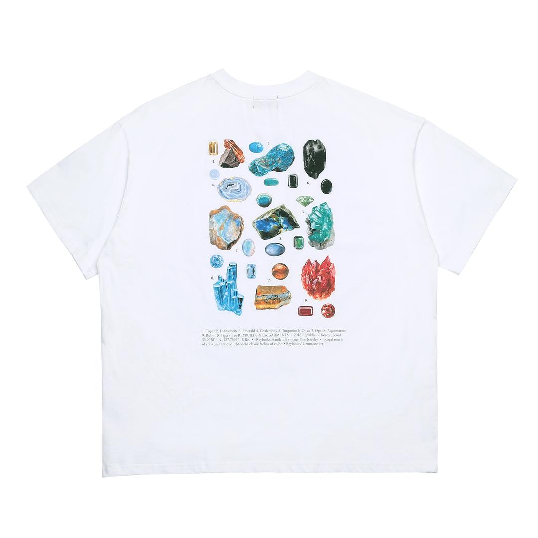 RB N° 01 Gemstone Tee White
