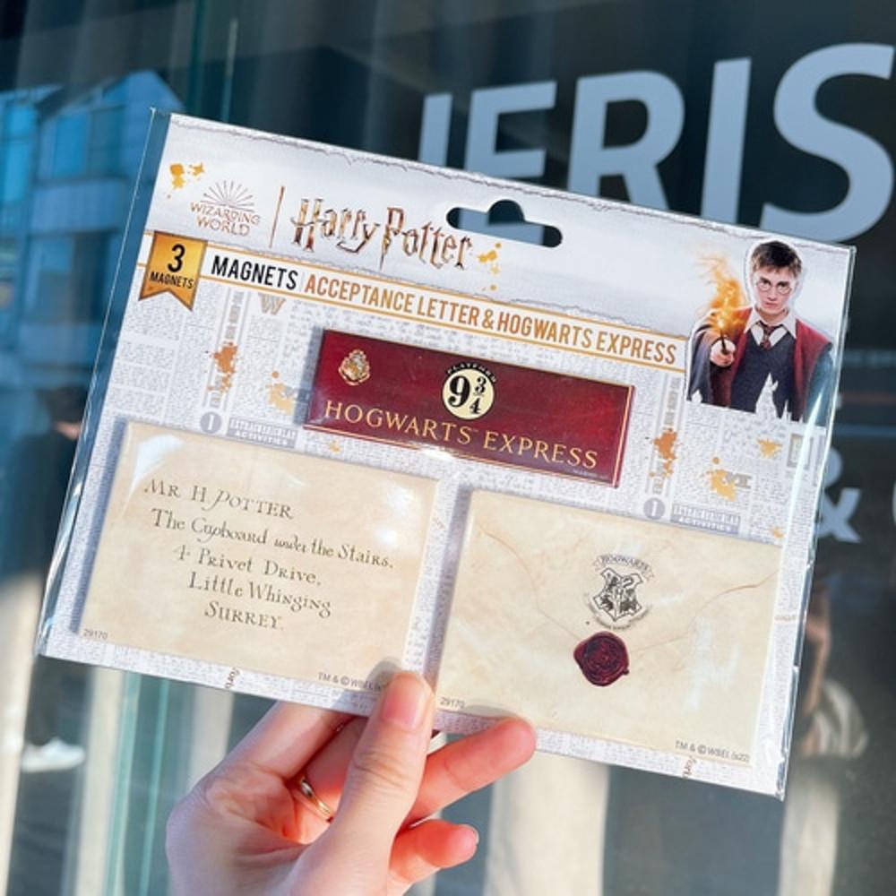 해리포터 입학편지 호그와트 급행열차 자석 3종 세트