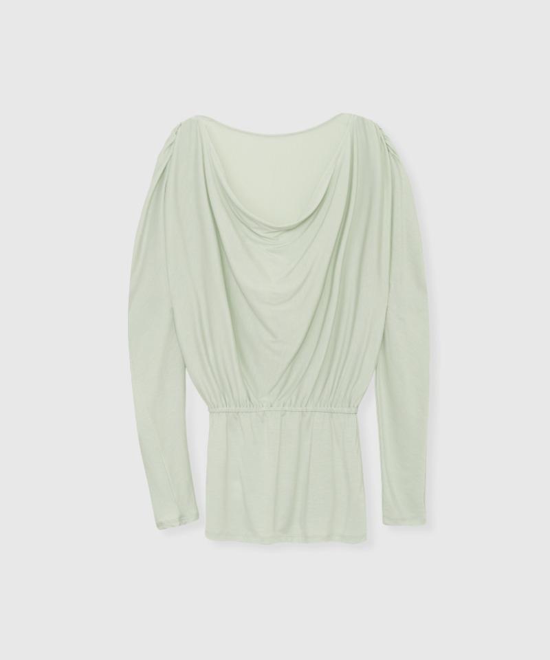 Tender back dress (Light green)