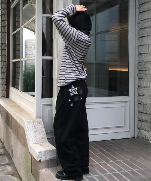 투스타 아플리케 벌룬 팬츠(4 Color / 기모 VER 추가)