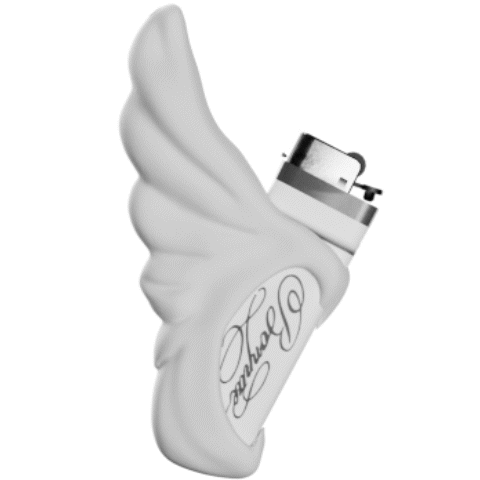 Wing lighter key ring