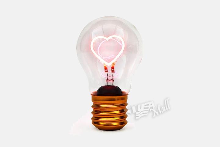 [해외] 충전식 하트 전구