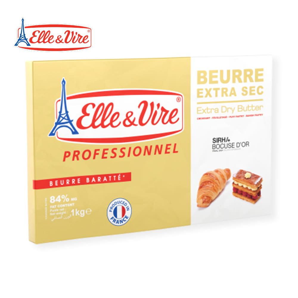 엘르앤비르 엑스트라 드라이버터 1kg 버터시트 판버터 (아이스박스무료)