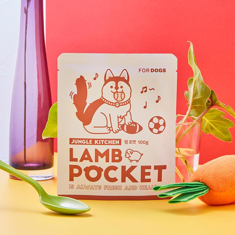 정글키친 강아지 생식 램 (1kg)