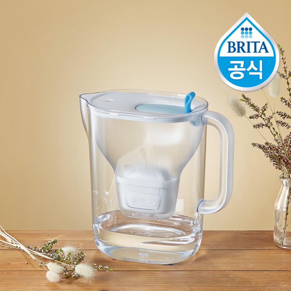 브리타 정수기 스타일XL 3.6L 블루+스타벅스5천원
