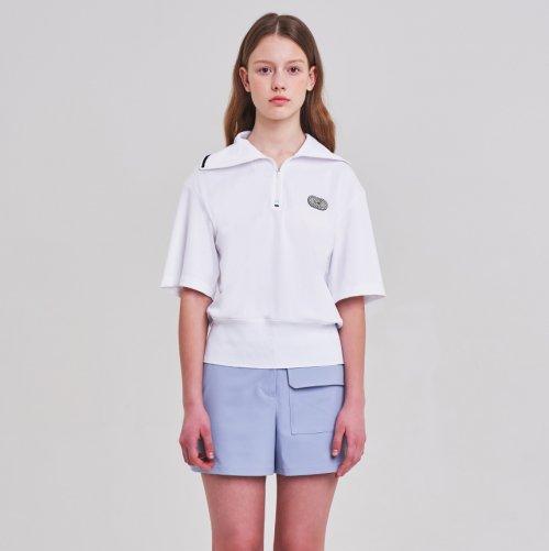 집업 카라 반팔티셔츠 MW3SE070