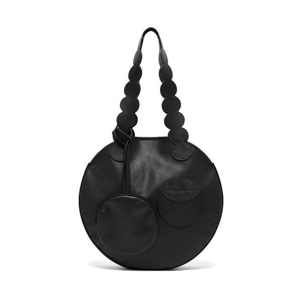 Leather poche bag