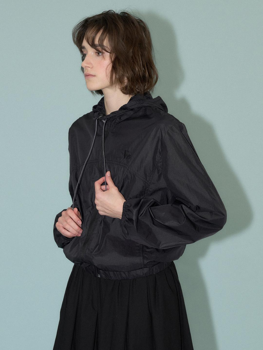 JEY LIGHT WIND JUMPER - BLACK