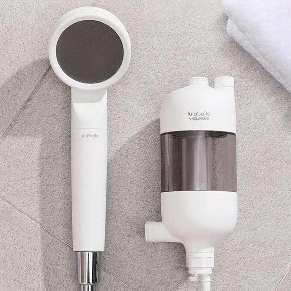 [녹물필터리필(6P) 증정!] 서피니아 루루벨 샤워기 셀워터 샤워패키지 (화이트/블랙)