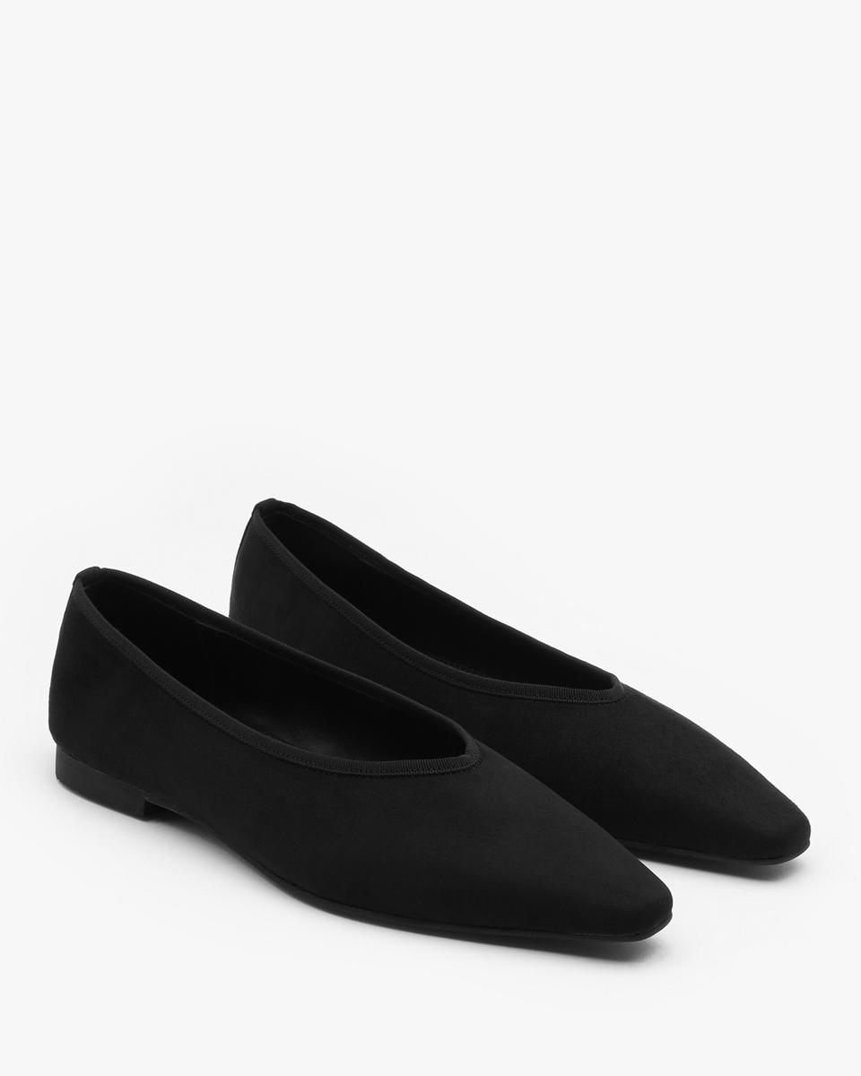 MUSE Suede Flats_Black