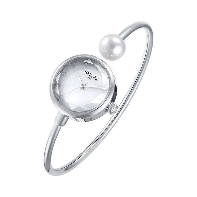 공식정품 팔찌증정  VR2593B-WTWT 뱅글 커프 시계 팔찌 스틸 여자 팔찌