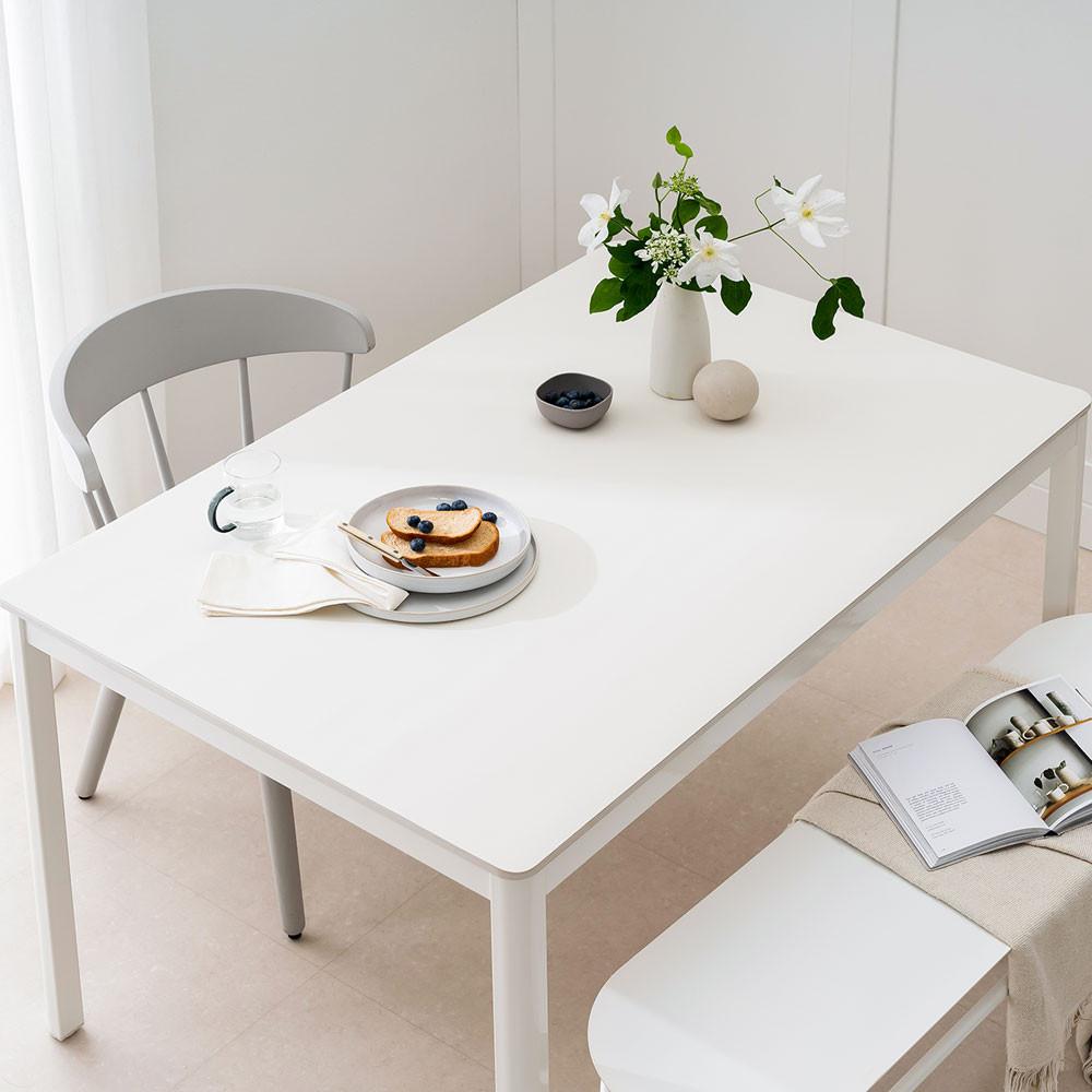 책상보 탁자보 협탁보 파티 화이트 식탁보 사각 크림화이트/펄화이트 12060