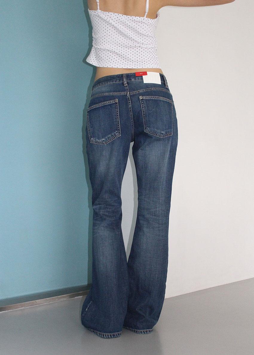 이오엔 WASHING FLARED DENIM (S-L)