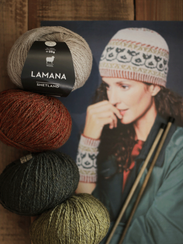 셔틀랜드 손뜨개실 라마나수입실 페어아일특화 고급실 털실