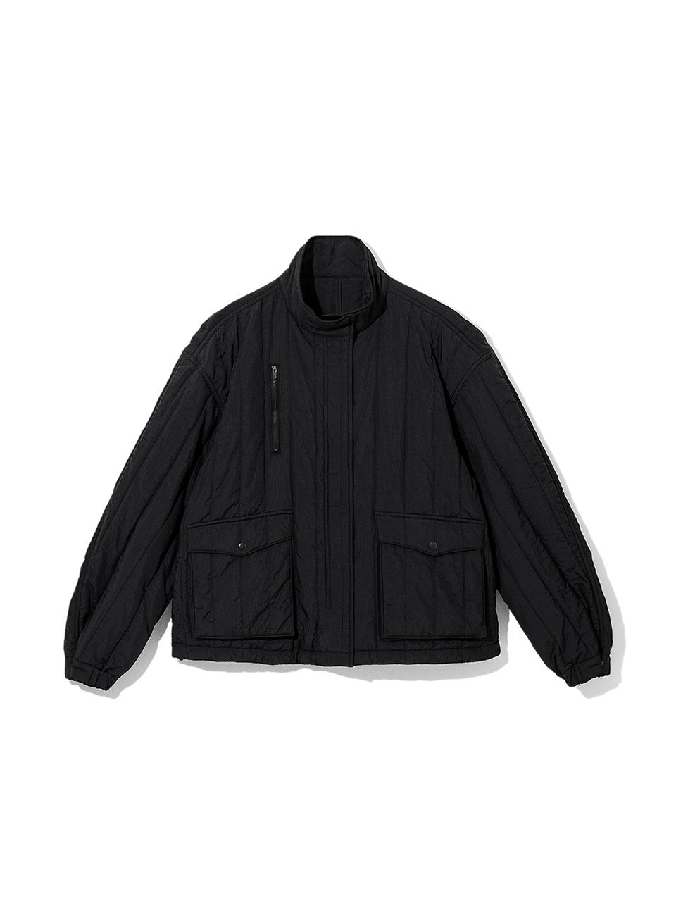 Yuta Quilting Jumper - Black
