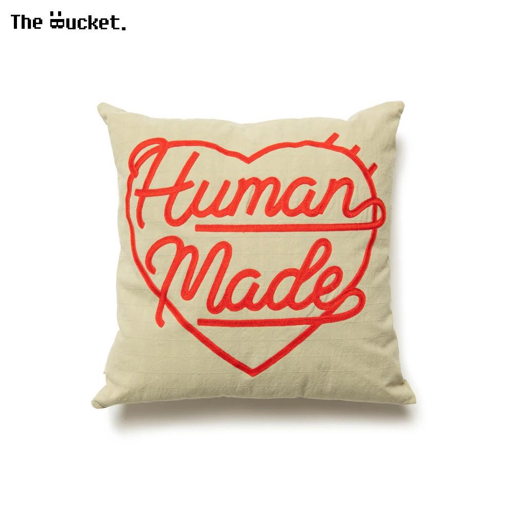 휴먼메이드 하트로고 쿠션 HUMAN MADE NYLON RIP-STOP CUSUION