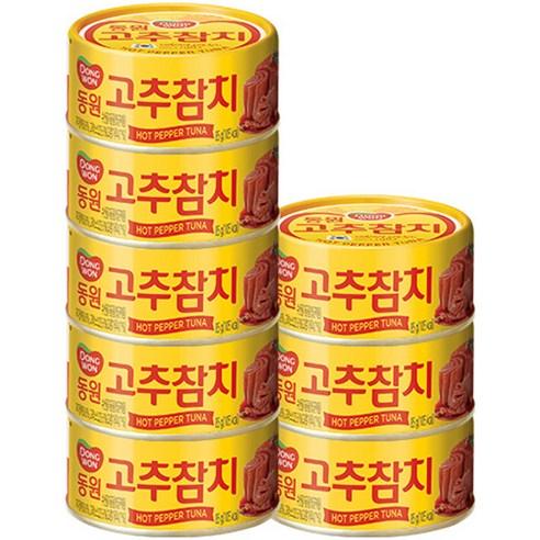 동원 고추 참치, 85g, 8개 - 고추/야채참치통조림 | 쿠팡