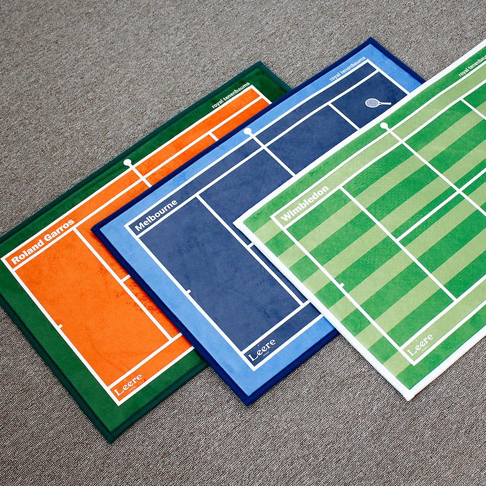 60x40 120x50(cm) 리에르 스튜디오 윔블던 롤랑가로스 멜버른 테니스코트 욕실 현관 침실 주방 발매트 러그