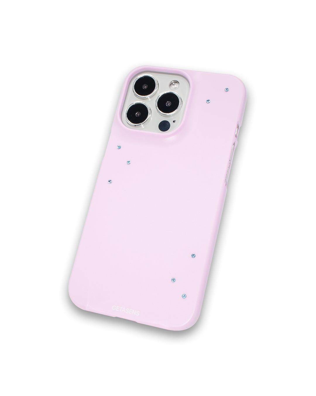 Sparkle iPhone Case_ Soft Pink (무광 하드)