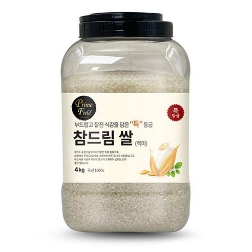 Prime Field 경기 참드림 백미 특등급, 4kg, 1개 - 백미 | 쿠팡