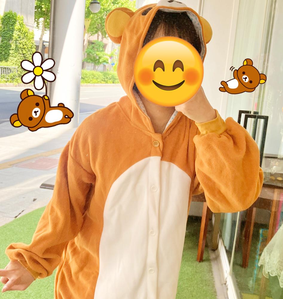 [RILAKKUMA]  SAZAC 리락쿠마 코스프레 잠옷