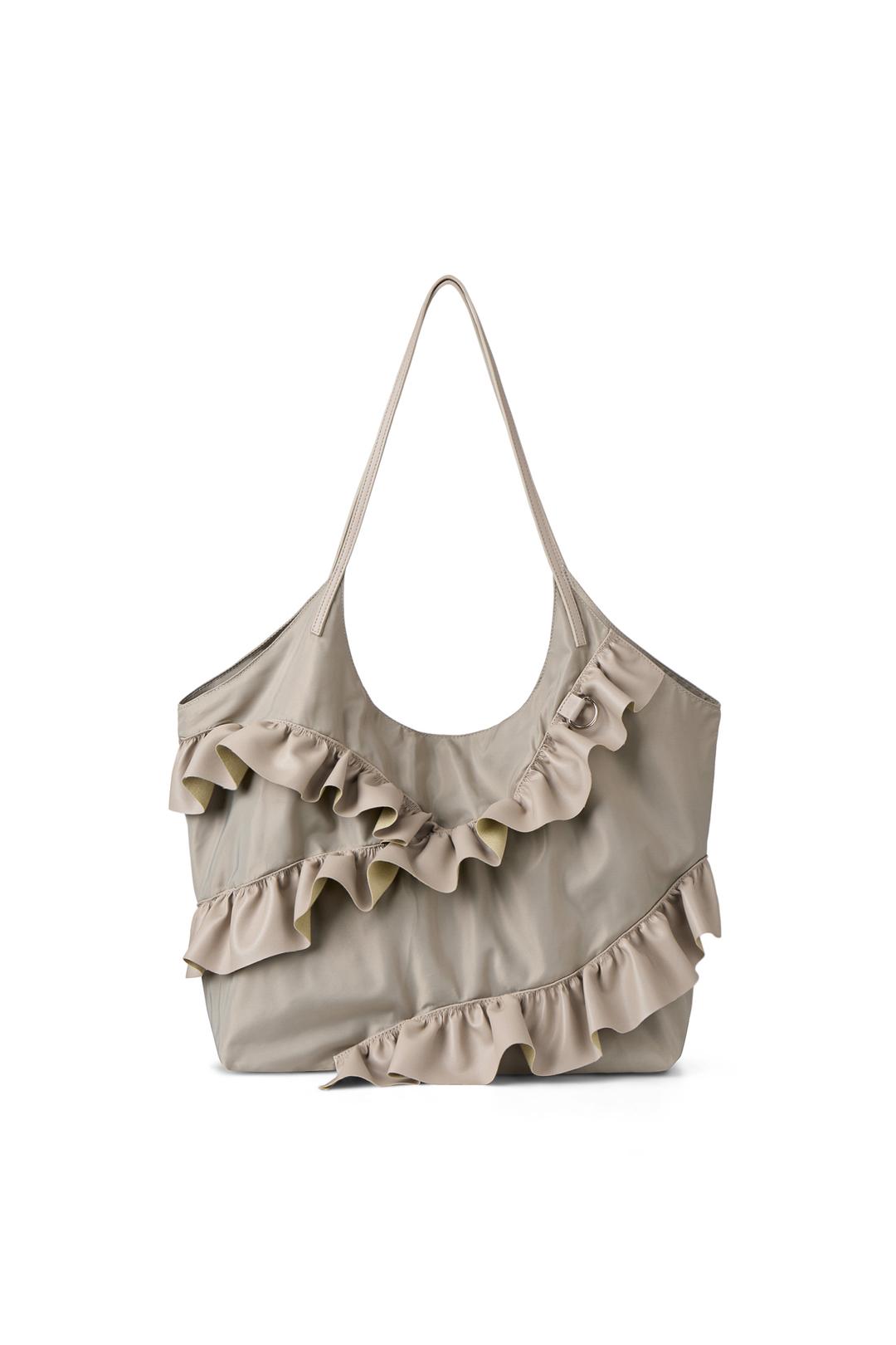 DEINET FRILL BIG BAG IN BEIGE