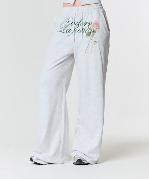 L15 ROSE TRAINING PANTS(MELANGE)