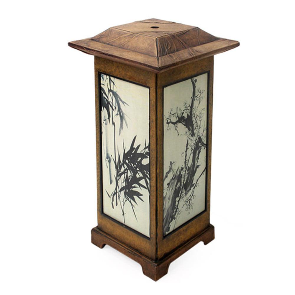 (한지공예)사군자 사각 한지등 전통등 전통스탠드