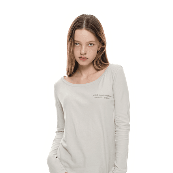 [3rd Re-order] Structured 025 sleeve T_light gray