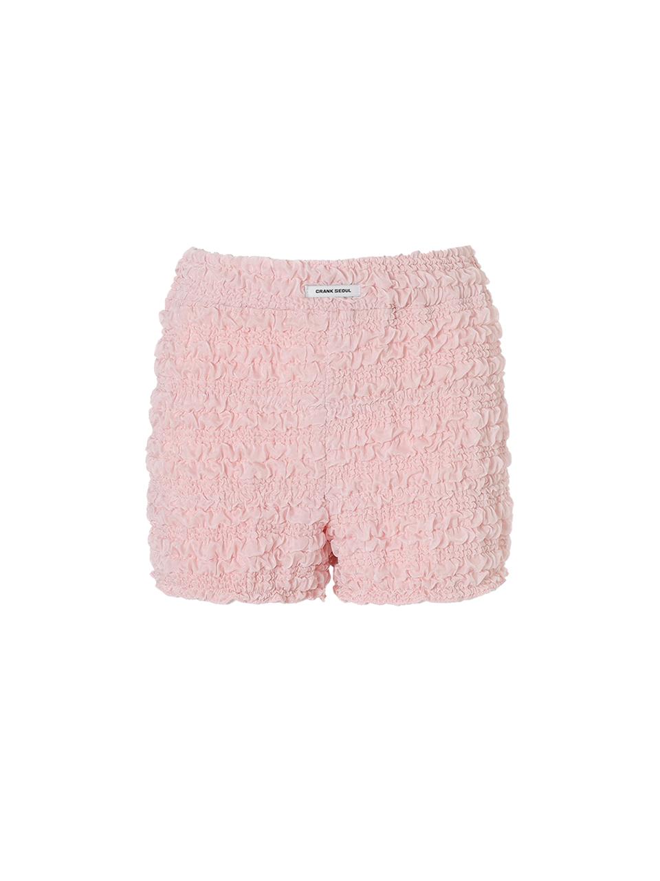 WRINKLE MICRO SHORTS_PINK
