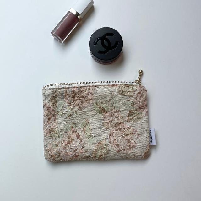 새벽꽃 pouch 자가드 파우치 화장품파우치 여행용파우치 답례품 단체 선물