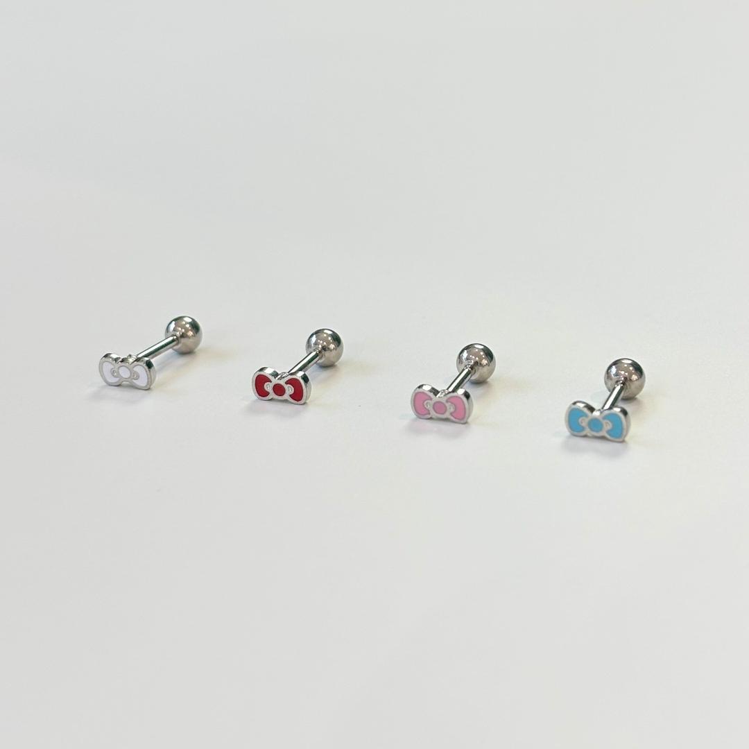 [서지컬스틸] 에폭시 챠미 리본 바벨