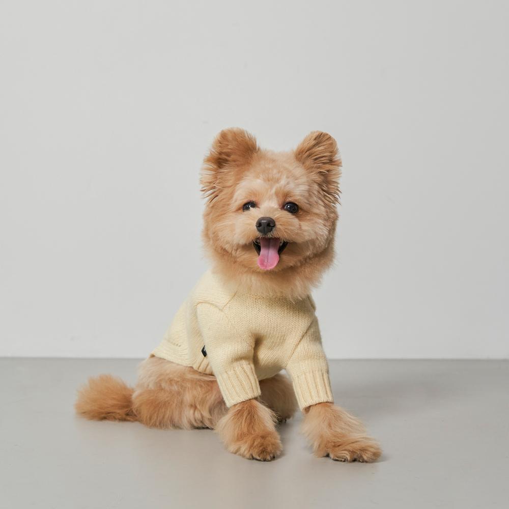 LAMBSWOOL SWEATER LEMON