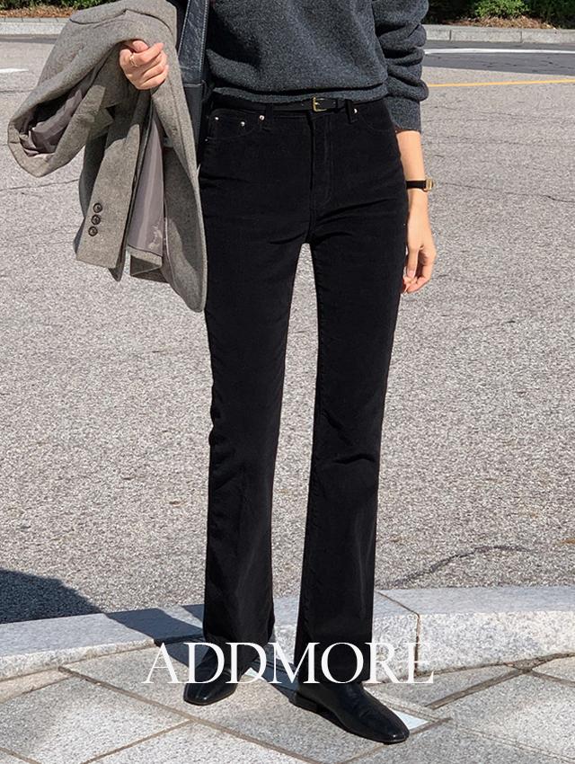 에드모어 [🔥슈퍼핫딜30%][3만장돌파/코듀로이/기모바지][에드모어] mps626 너트 코듀로이 기모 슬림 롱 부츠컷 팬츠