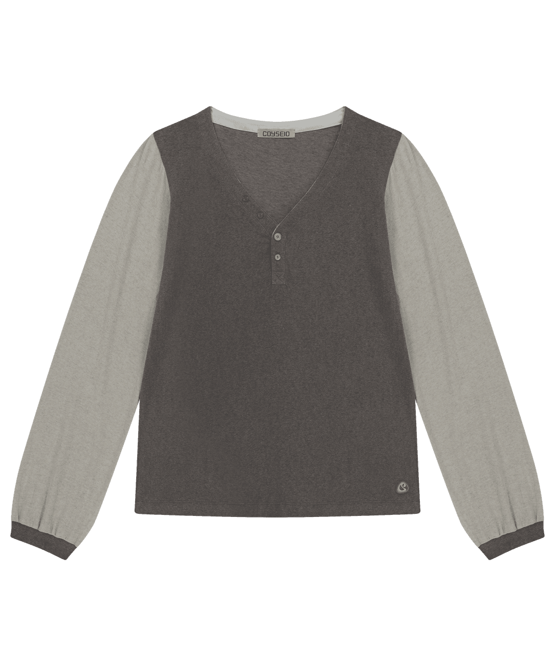 SNUG BUTTON LONGSLEEVES BROWN