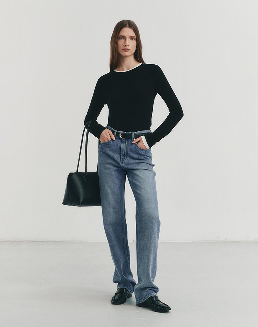 RELAXED STRAIGHT JEANS LIGHT BLUE_UDPA4A205B1