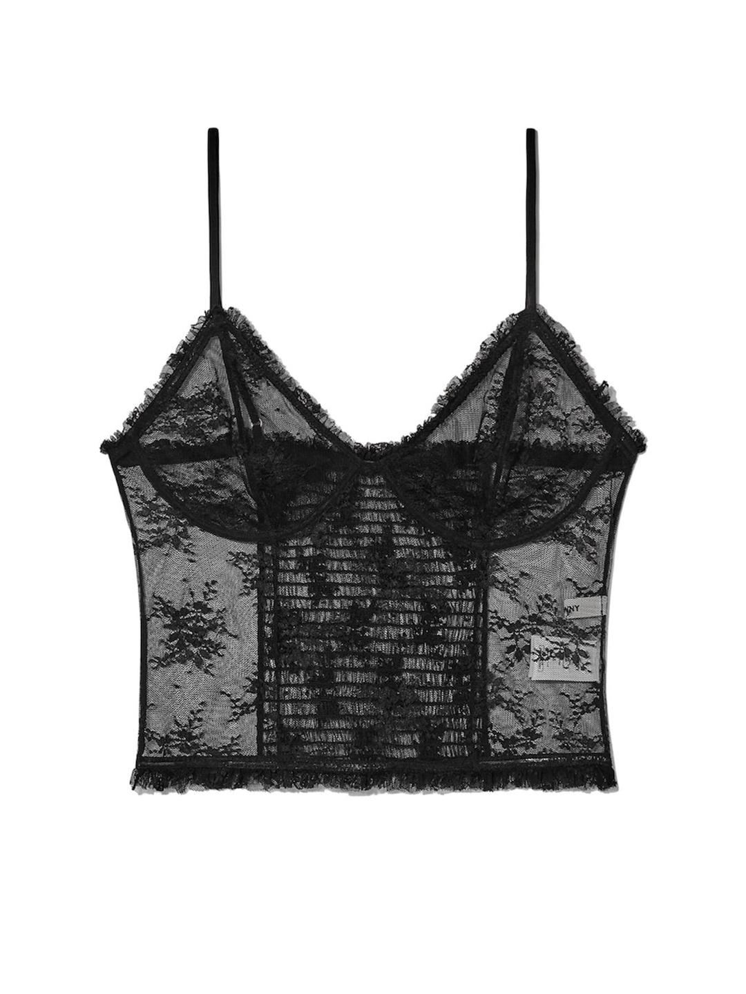 POLLY LACE BUSTIER (BLACK)