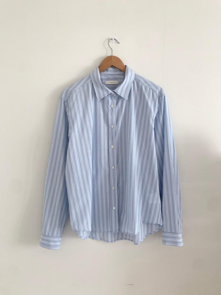 (당일출고) OUNCE 베이 스트라이프 셔츠