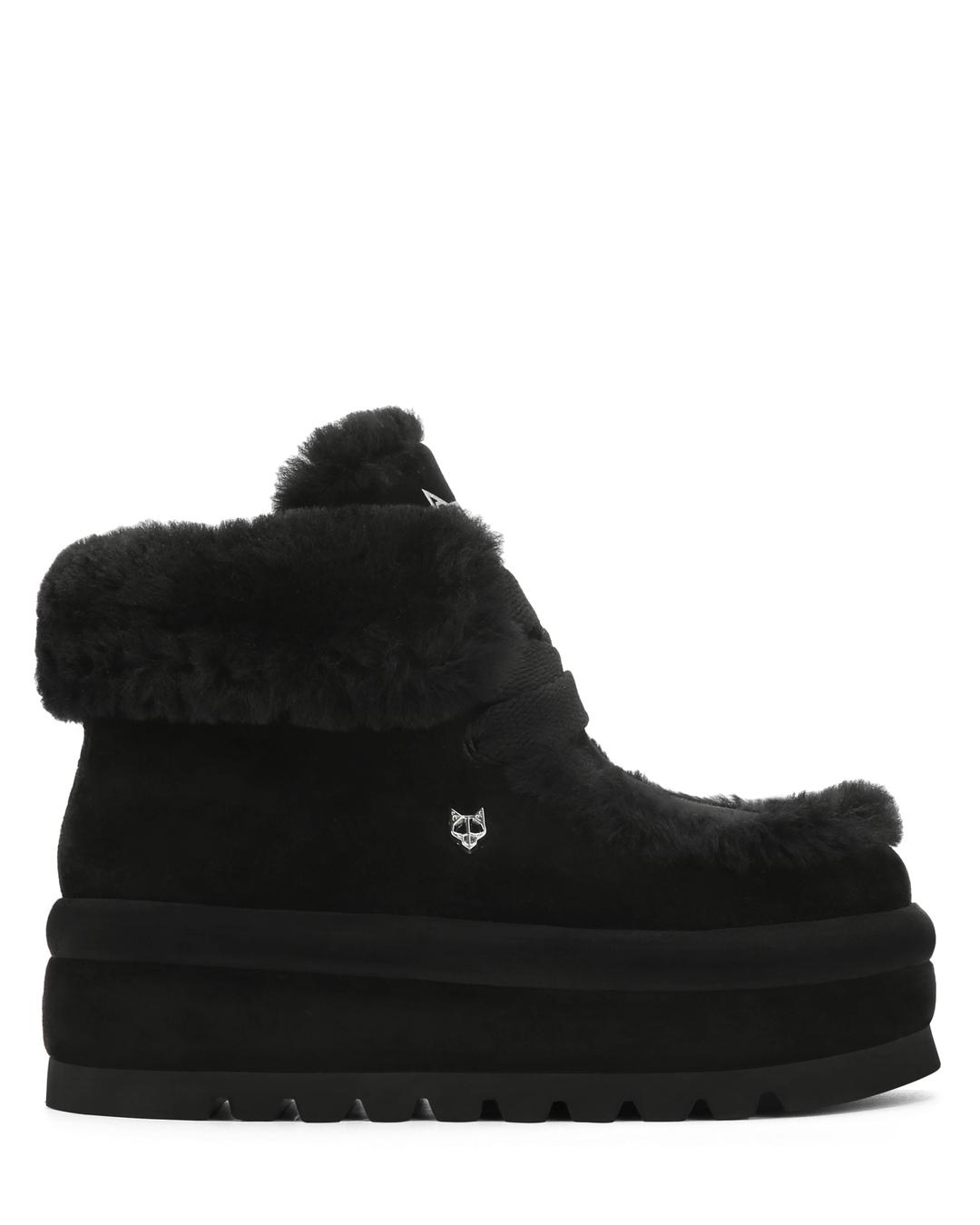 Bambi Black Suede/Shearling - 36 EU